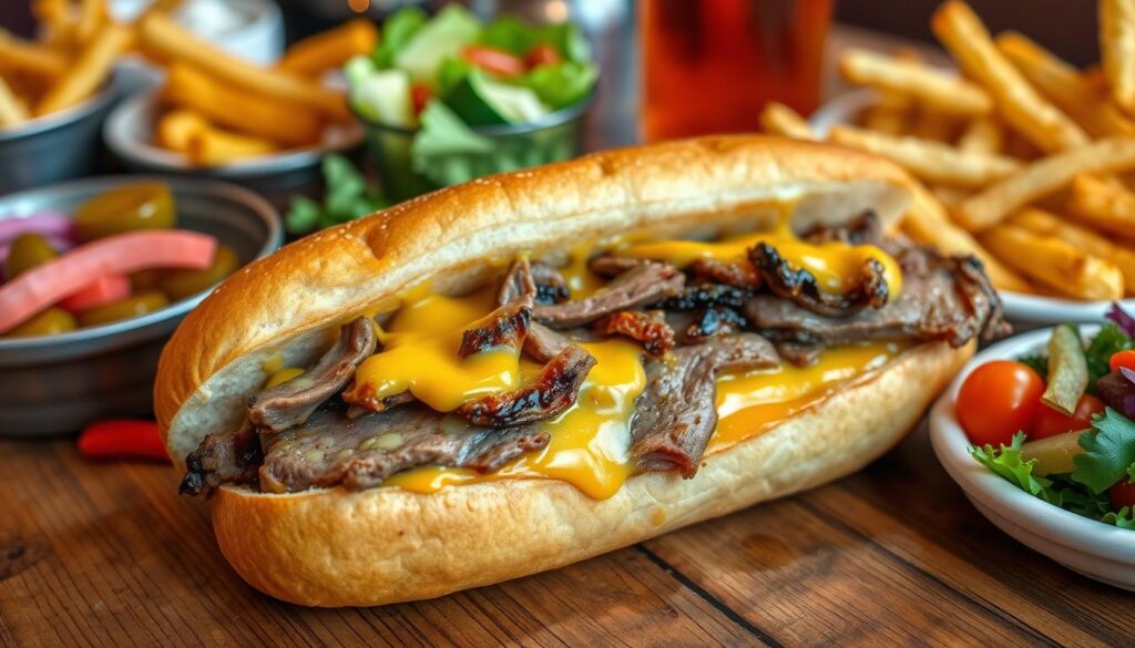 what to serve with philly cheesesteak