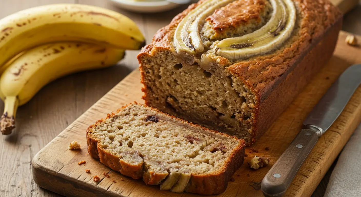 How to Make Banana Bread with Pancake